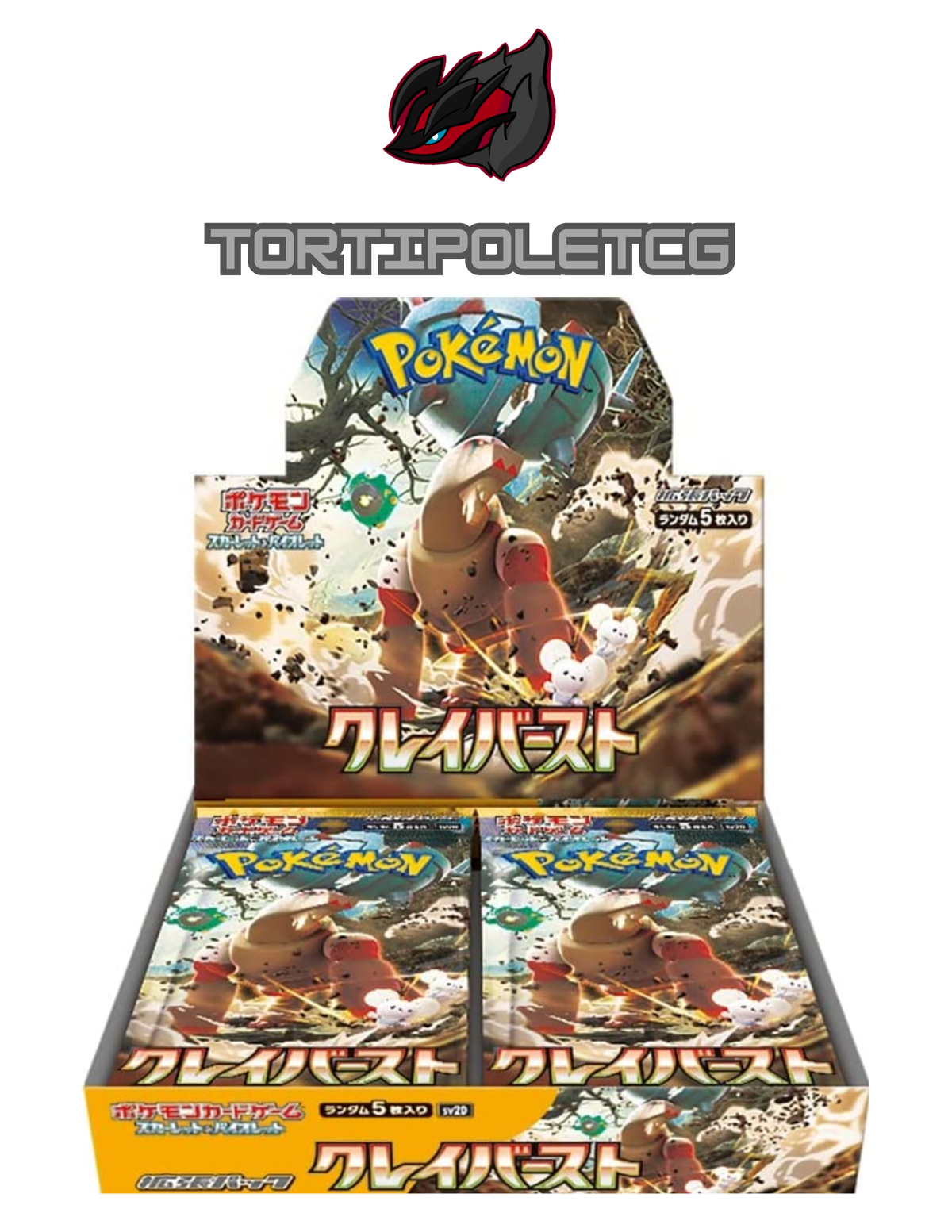 Pokémon Scarlet & Violet sv2D - Clay Burst Booster Box/Pack (Japanese)