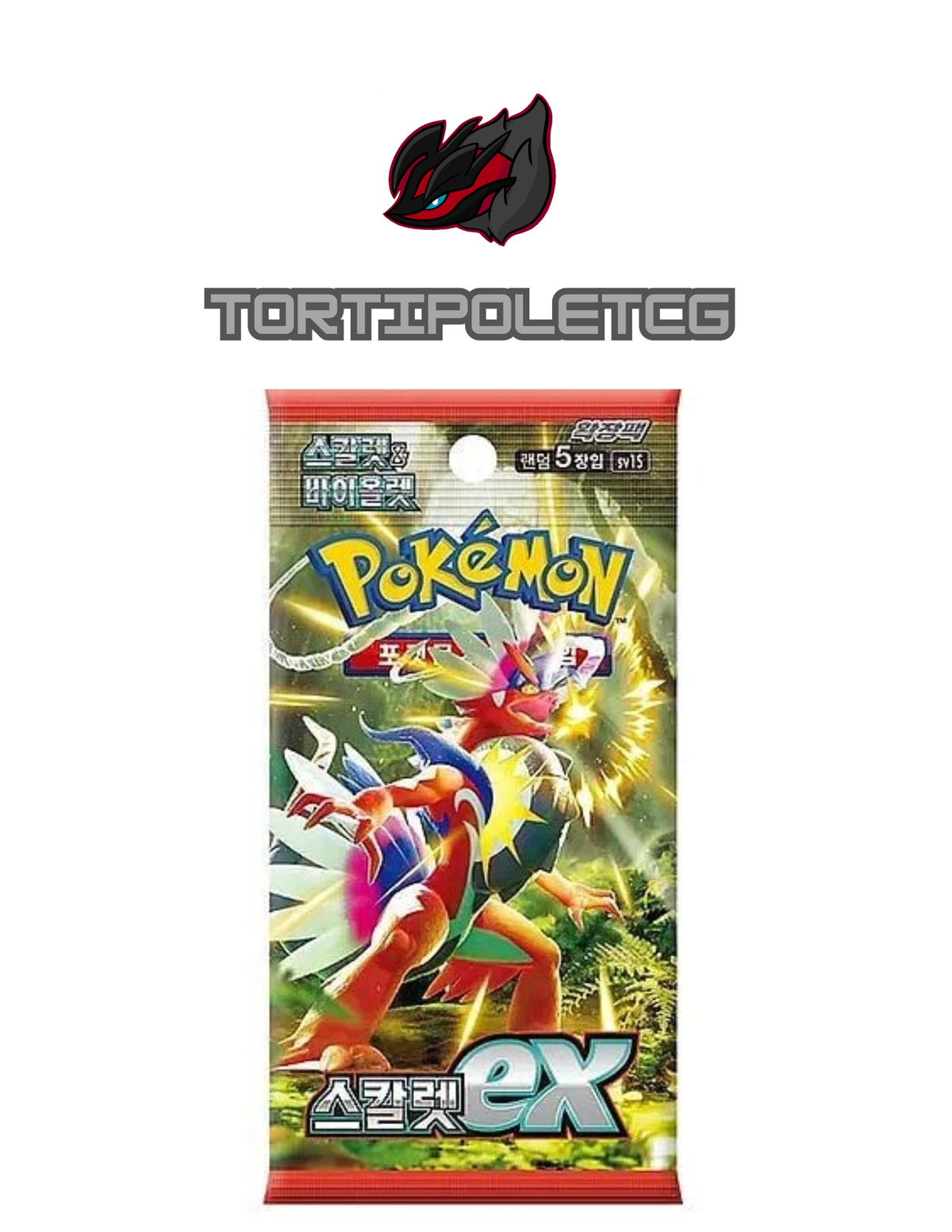 Pokémon Scarlet & Violet sv1S - Scarlet EX Booster Box/Pack (Korean)